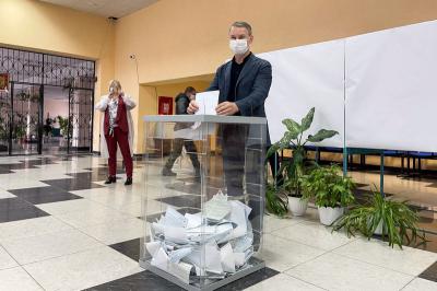 Аркадий Фомин проголосовал на выборах в Государственную Думу